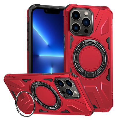 MagSafe Magnetic Shockproof Phone Case with Ring Holder, For iPhone 14 Pro Max, For iPhone 13 Pro Max, For iPhone 13 Pro