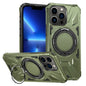 MagSafe Magnetic Shockproof Phone Case with Ring Holder, For iPhone 14 Pro Max, For iPhone 13 Pro Max, For iPhone 13 Pro