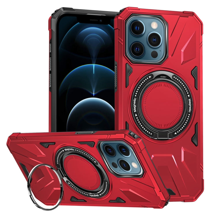 MagSafe Magnetic Shockproof Phone Case with Ring Holder, For iPhone 12/12 Pro, For iPhone 12 Pro Max, For iPhone 11