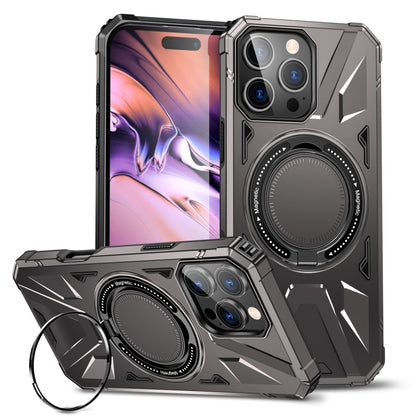 MagSafe Magnetic Shockproof Phone Case with Ring Holder, For iPhone Air, For iPhone 16 Pro Max, For iPhone 16 Pro