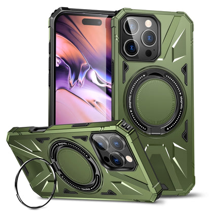 MagSafe Magnetic Shockproof Phone Case with Ring Holder, For iPhone Air, For iPhone 16 Pro Max, For iPhone 16 Pro