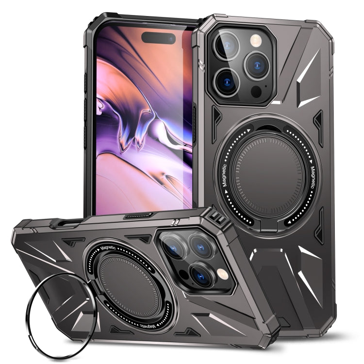 MagSafe Magnetic Shockproof Phone Case with Ring Holder, For iPhone Air, For iPhone 16 Pro Max, For iPhone 16 Pro