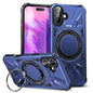 MagSafe Magnetic Shockproof Phone Case with Ring Holder, For iPhone 16 Plus, For iPhone 16, For iPhone 15 Pro Max