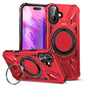 MagSafe Magnetic Shockproof Phone Case with Ring Holder, For iPhone 16 Plus, For iPhone 16, For iPhone 15 Pro Max