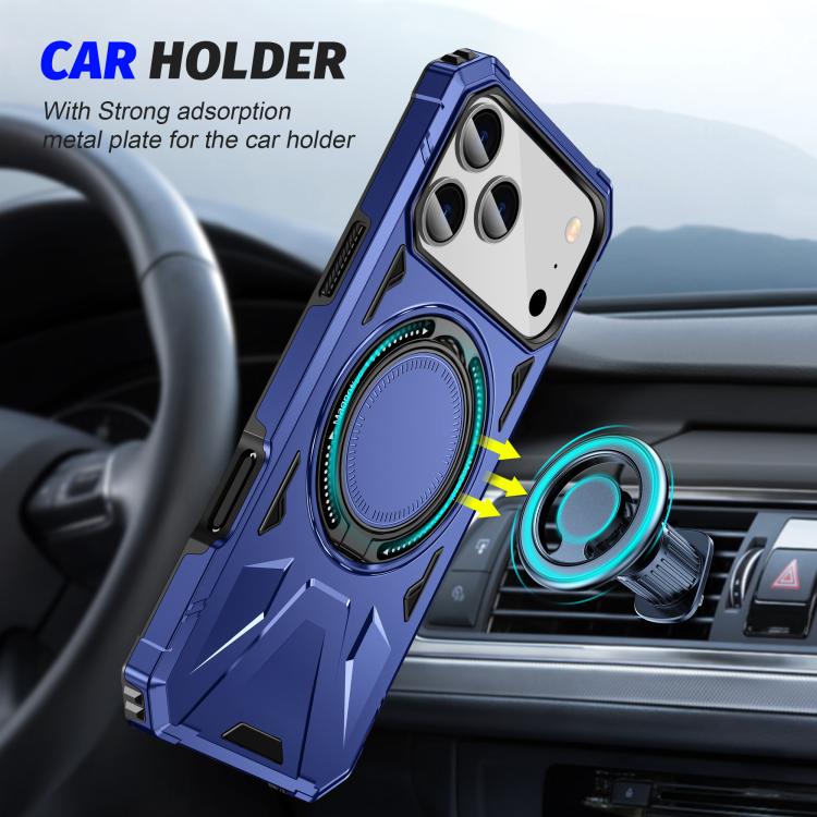 MagSafe Magnetic Shockproof Phone Case with Ring Holder, For iPhone 17 Pro Max, For iPhone 17 Pro, For iPhone 17