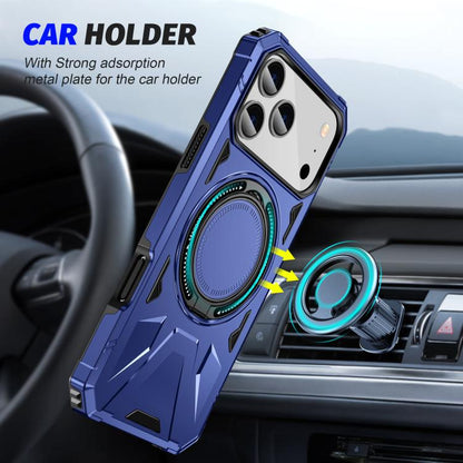 MagSafe Magnetic Shockproof Phone Case with Ring Holder, For iPhone 17 Pro Max, For iPhone 17 Pro, For iPhone 17