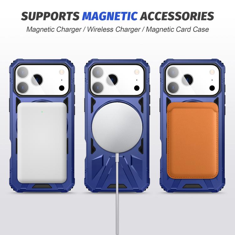 MagSafe Magnetic Shockproof Phone Case with Ring Holder, For iPhone 17 Pro Max, For iPhone 17 Pro, For iPhone 17