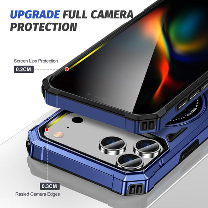 MagSafe Magnetic Shockproof Phone Case with Ring Holder, For iPhone 17 Pro Max, For iPhone 17 Pro, For iPhone 17