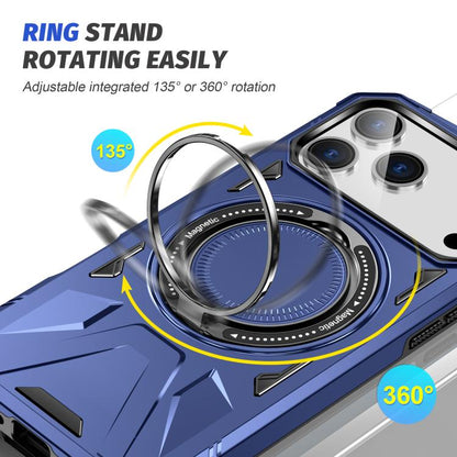 MagSafe Magnetic Shockproof Phone Case with Ring Holder, For iPhone 17 Pro Max, For iPhone 17 Pro, For iPhone 17