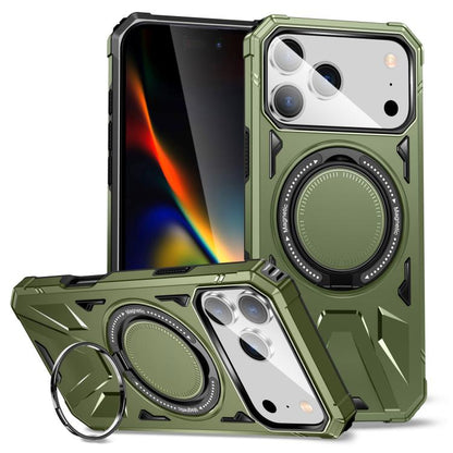 MagSafe Magnetic Shockproof Phone Case with Ring Holder, For iPhone 17 Pro Max, For iPhone 17 Pro, For iPhone 17