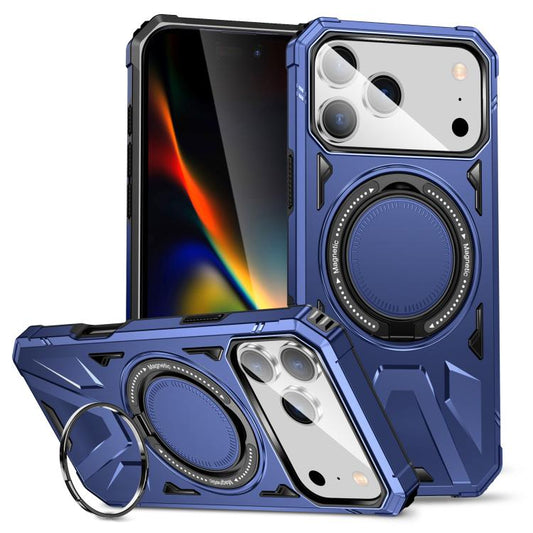 MagSafe Magnetic Shockproof Phone Case with Ring Holder, For iPhone 18 Pro / 17 Pro, For iPhone 18 Pro Max / 17 Pro Max, For iPhone 17