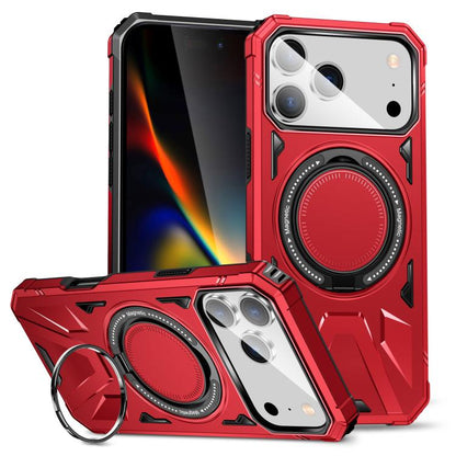 MagSafe Magnetic Shockproof Phone Case with Ring Holder, For iPhone 17 Pro Max, For iPhone 17 Pro, For iPhone 17