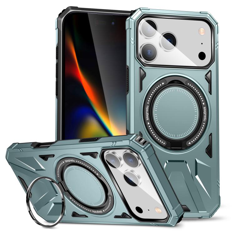 MagSafe Magnetic Shockproof Phone Case with Ring Holder, For iPhone 17 Pro Max, For iPhone 17 Pro, For iPhone 17