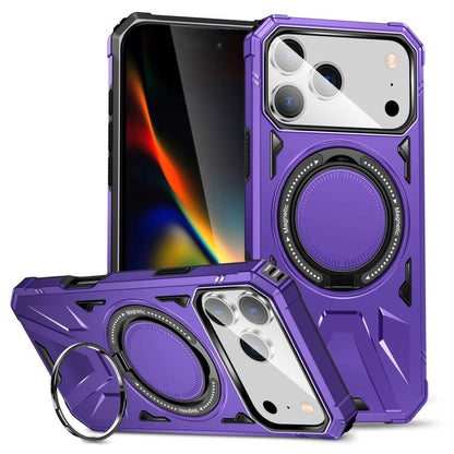 MagSafe Magnetic Shockproof Phone Case with Ring Holder, For iPhone 17 Pro Max, For iPhone 17 Pro, For iPhone 17
