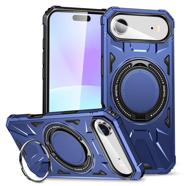 MagSafe Magnetic Shockproof Phone Case with Ring Holder, For iPhone Air, For iPhone 16 Pro Max, For iPhone 16 Pro