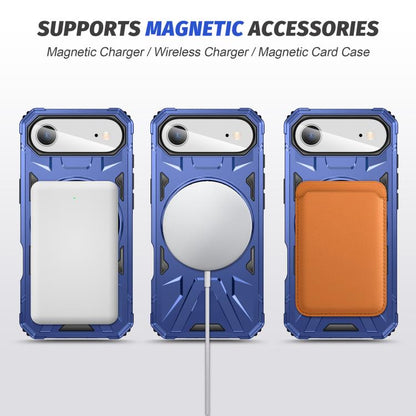 MagSafe Magnetic Shockproof Phone Case with Ring Holder, For iPhone Air, For iPhone 16 Pro Max, For iPhone 16 Pro