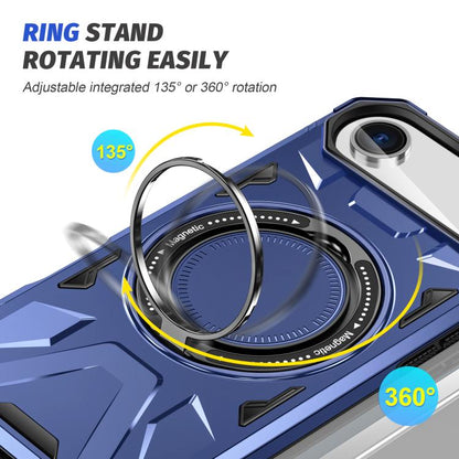 MagSafe Magnetic Shockproof Phone Case with Ring Holder, For iPhone Air, For iPhone 16 Pro Max, For iPhone 16 Pro