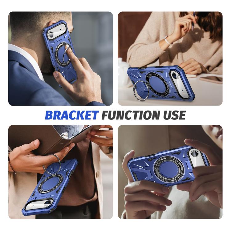 MagSafe Magnetic Shockproof Phone Case with Ring Holder, For iPhone Air, For iPhone 16 Pro Max, For iPhone 16 Pro
