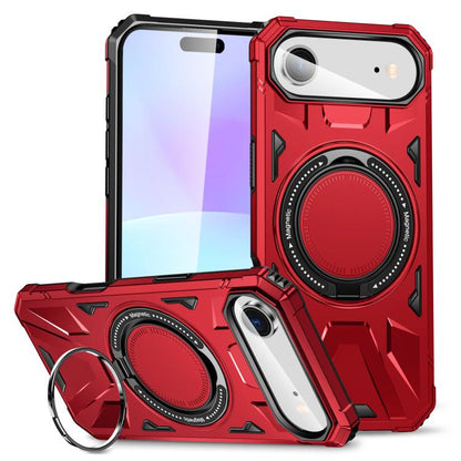 MagSafe Magnetic Shockproof Phone Case with Ring Holder, For iPhone Air, For iPhone 16 Pro Max, For iPhone 16 Pro