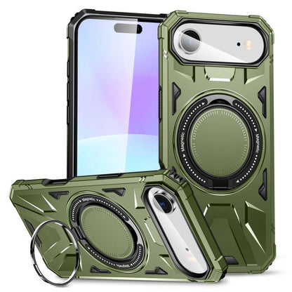 MagSafe Magnetic Shockproof Phone Case with Ring Holder, For iPhone Air, For iPhone 16 Pro Max, For iPhone 16 Pro