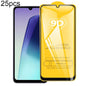 25pcs 9D Full Glue Screen Tempered Glass Film