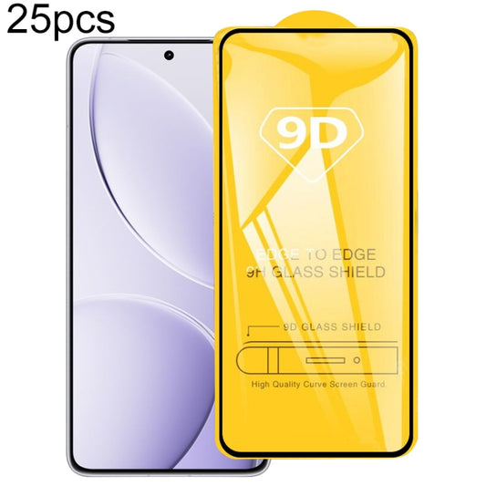 25pcs 9D Full Glue Screen Tempered Glass Film, For Xiaomi Redmi K80 / K80 Pro, For Xiaomi Redmi Note 14 4G, For Xiaomi Redmi A4 5G, For Xiaomi 15, For Xiaomi Redmi 14R / A3 Pro, For Xiaomi Redmi Note 14 5G, For Xiaomi Poco C65 / Poco C75               ...