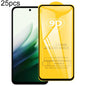25pcs 9D Full Glue Screen Tempered Glass Film