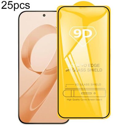 25pcs 9D Full Glue Screen Tempered Glass Film