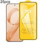 25pcs 9D Full Glue Screen Tempered Glass Film