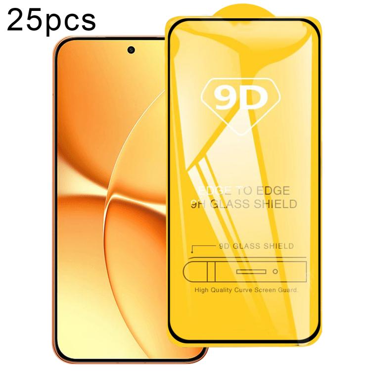 25pcs 9D Full Glue Screen Tempered Glass Film, For Redmi Turbo 5 Max 5G, For Xiaomi Poco X8 Pro 5G, For Redmi Turbo 5 5G, For Xiaomi Poco C85 5G, For Xiaomi Poco M7 4G 169mm, For Redmi Note 15R, For Xiaomi Poco M7 4G 171mm, For Xiaomi Poco M7 Plus 5G  ...