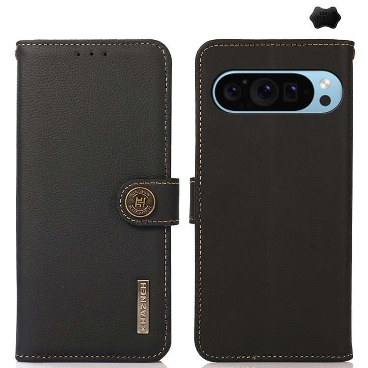 KHAZNEH Custer Genuine Leather RFID Phone Case, For Google Pixel 11 Pro XL, For Google Pixel 11 Pro / 11, For Google Pixel 10a, For Google Pixel 9a, For Google Pixel 9 Pro, For Google Pixel 9, For Google Pixel 8a