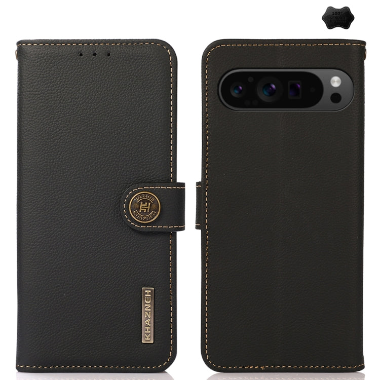KHAZNEH Custer Genuine Leather RFID Phone Case, For Google Pixel 11 Pro XL, For Google Pixel 11 Pro / 11, For Google Pixel 10a, For Google Pixel 9a, For Google Pixel 9 Pro, For Google Pixel 9, For Google Pixel 8a