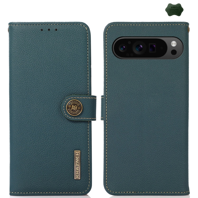 KHAZNEH Custer Genuine Leather RFID Phone Case, For Google Pixel 11 Pro XL, For Google Pixel 11 Pro / 11, For Google Pixel 10a, For Google Pixel 9a, For Google Pixel 9 Pro, For Google Pixel 9, For Google Pixel 8a