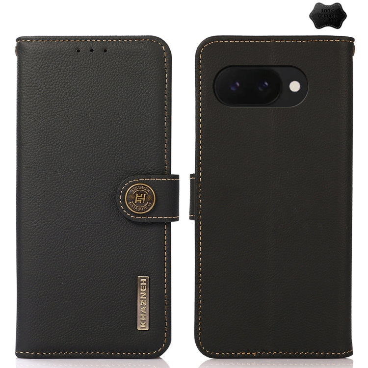 KHAZNEH Custer Genuine Leather RFID Phone Case, For Google Pixel 11 Pro XL, For Google Pixel 11 Pro / 11, For Google Pixel 10a, For Google Pixel 9a, For Google Pixel 9 Pro, For Google Pixel 9, For Google Pixel 8a