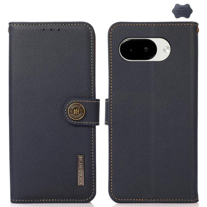 KHAZNEH Custer Genuine Leather RFID Phone Case, For Google Pixel 11 Pro XL, For Google Pixel 11, For Google Pixel 11 Pro, For Google Pixel 10a, For Google Pixel 9a, For Google Pixel 9 Pro, For Google Pixel 9, For Google Pixel 8a