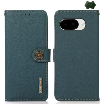 KHAZNEH Custer Genuine Leather RFID Phone Case, For Google Pixel 11 Pro XL, For Google Pixel 11, For Google Pixel 11 Pro, For Google Pixel 10a, For Google Pixel 9a, For Google Pixel 9 Pro, For Google Pixel 9, For Google Pixel 8a