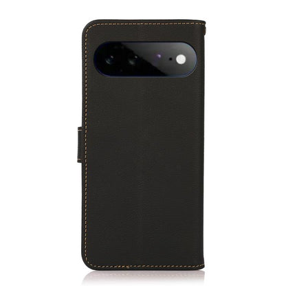 KHAZNEH Custer Genuine Leather RFID Phone Case, For Google Pixel 11 Pro XL, For Google Pixel 11, For Google Pixel 11 Pro, For Google Pixel 10a, For Google Pixel 9a, For Google Pixel 9 Pro, For Google Pixel 9, For Google Pixel 8a