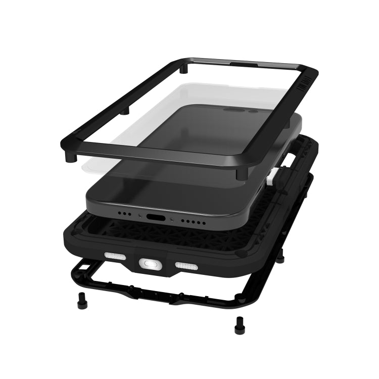 LOVE MEI Metal Shockproof Life Waterproof Dustproof Phone Case