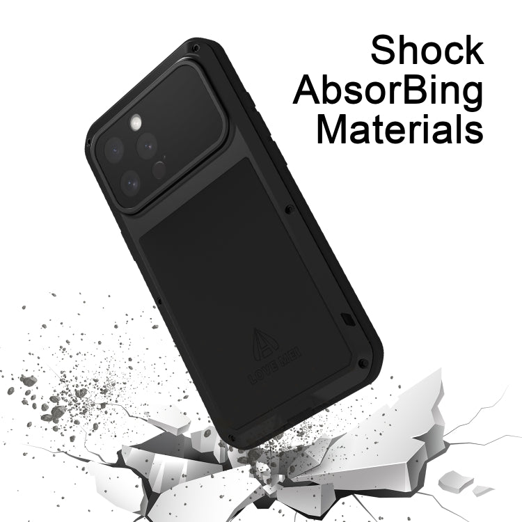 LOVE MEI Metal Shockproof Life Waterproof Dustproof Phone Case