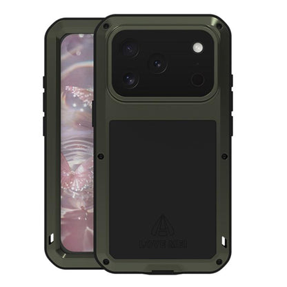 LOVE MEI Metal Shockproof Life Waterproof Dustproof Phone Case