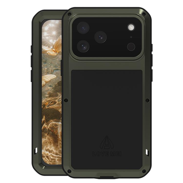 LOVE MEI Metal Shockproof Life Waterproof Dustproof Phone Case