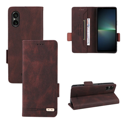 Magnetic Clasp Leather Phone Case, For Sony Xperia 10 VII, For Sony Xperia 10 VI 2024, For Sony Xperia 1 VI 2024, For Sony Xperia 5 V 2023