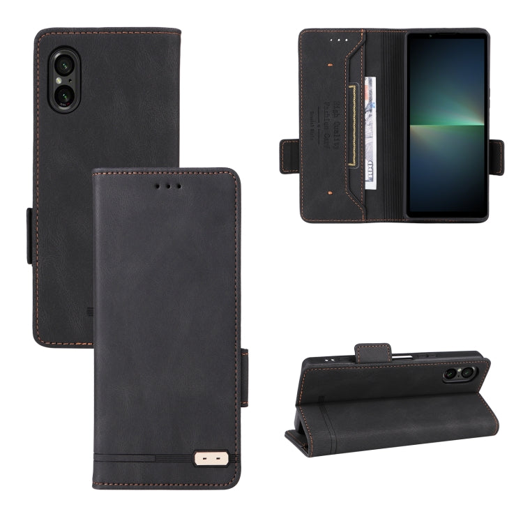 Magnetic Clasp Leather Phone Case, For Sony Xperia 10 VII, For Sony Xperia 10 VI 2024, For Sony Xperia 1 VI 2024, For Sony Xperia 5 V 2023