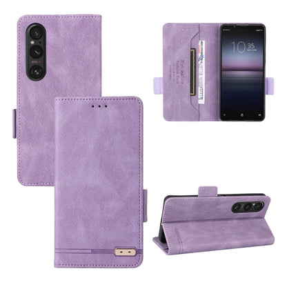 Magnetic Clasp Leather Phone Case, For Sony Xperia 10 VII, For Sony Xperia 10 VI 2024, For Sony Xperia 1 VI 2024, For Sony Xperia 5 V 2023
