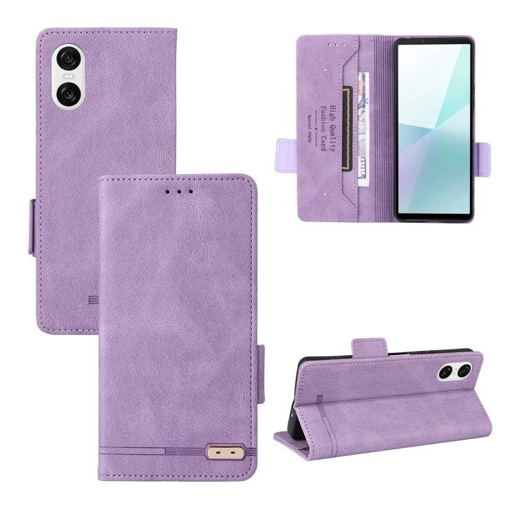 Magnetic Clasp Leather Phone Case, For Sony Xperia 10 VII, For Sony Xperia 10 VI 2024, For Sony Xperia 1 VI 2024, For Sony Xperia 5 V 2023