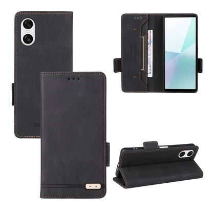 Magnetic Clasp Leather Phone Case, For Sony Xperia 10 VII, For Sony Xperia 10 VI 2024, For Sony Xperia 1 VI 2024, For Sony Xperia 5 V 2023