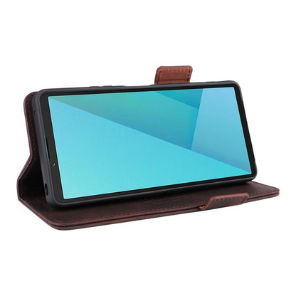 Magnetic Clasp Leather Phone Case, For Sony Xperia 10 VII, For Sony Xperia 10 VI 2024, For Sony Xperia 1 VI 2024, For Sony Xperia 5 V 2023