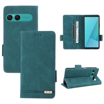 Magnetic Clasp Leather Phone Case, For Sony Xperia 10 VII, For Sony Xperia 10 VI 2024, For Sony Xperia 1 VI 2024, For Sony Xperia 5 V 2023