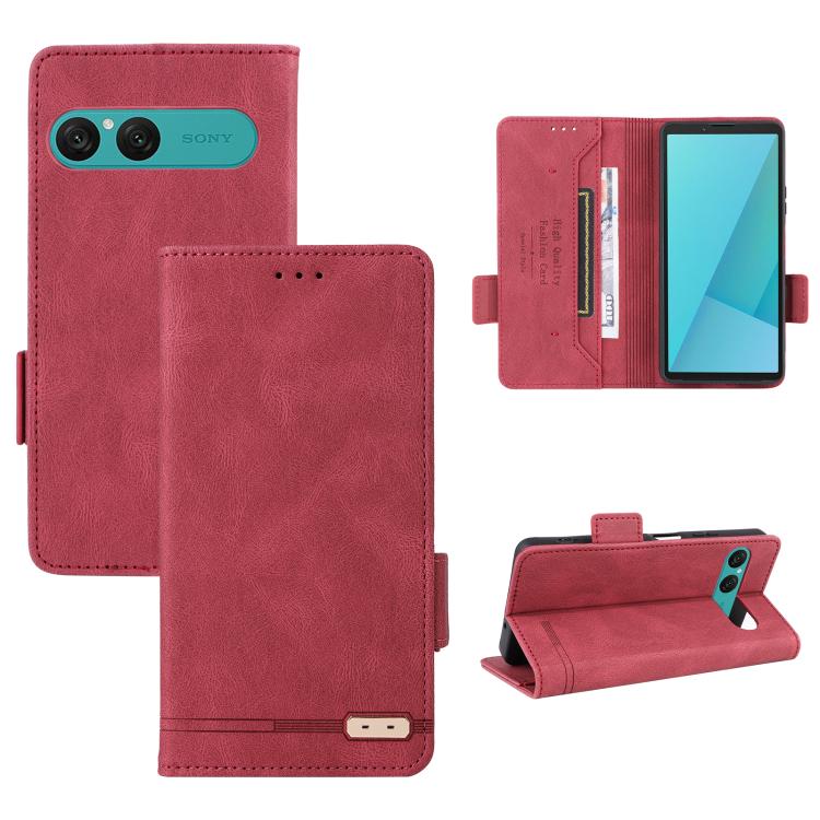Magnetic Clasp Leather Phone Case, For Sony Xperia 10 VII, For Sony Xperia 10 VI 2024, For Sony Xperia 1 VI 2024, For Sony Xperia 5 V 2023