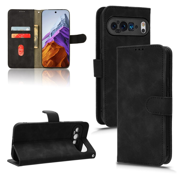 Skin Feel Magnetic Flip Leather Phone Case